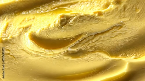 Wallpaper Mural A close-up view of smooth, yellow butter Torontodigital.ca