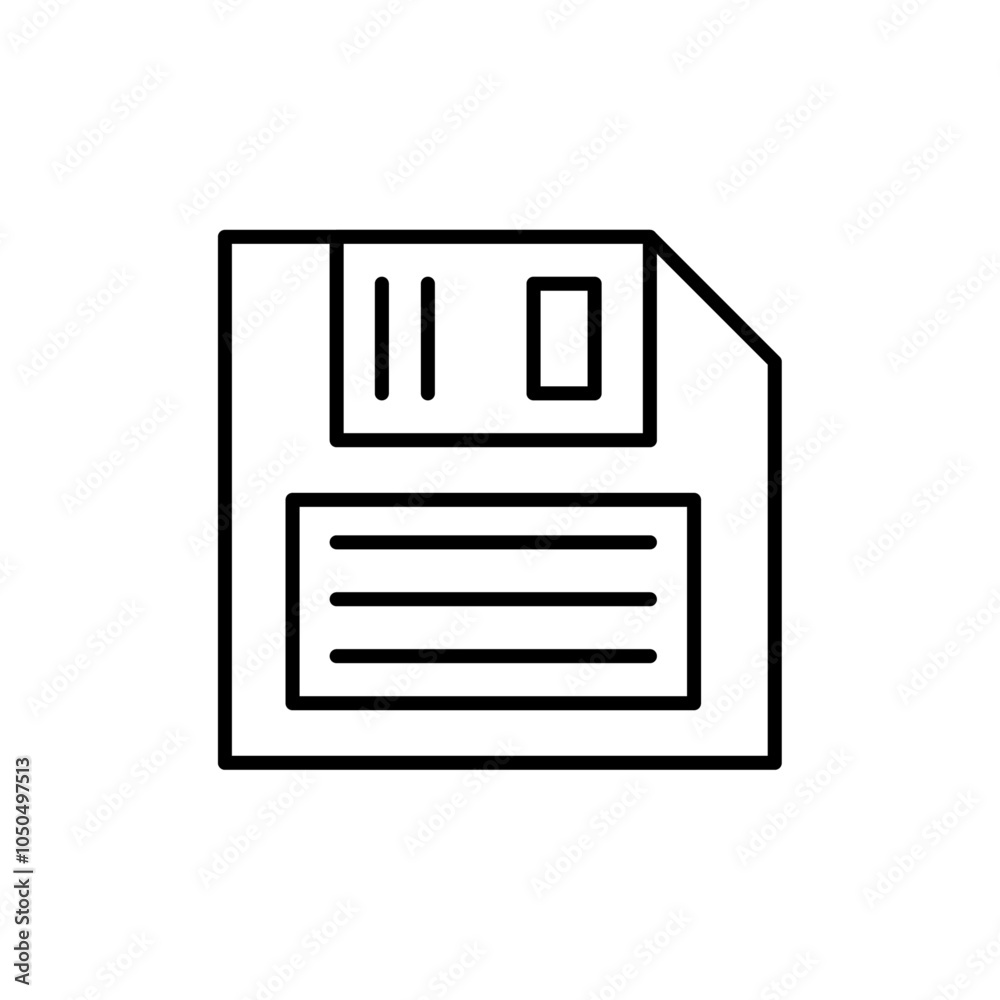 Floppy disk icon Flat fill set collection Floppy disk icon Flat fill set collection