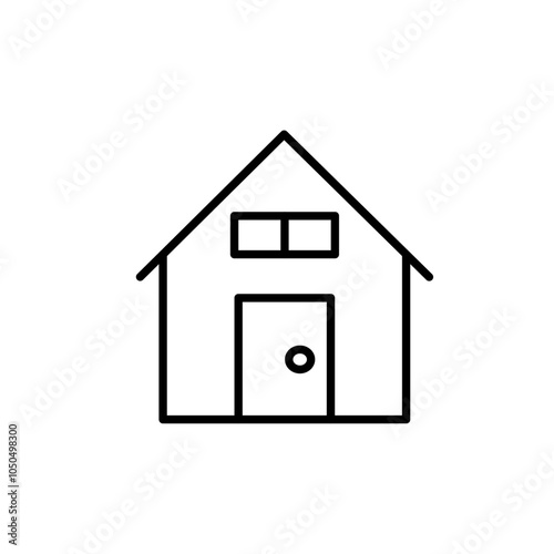 House icon Flat fill set collection