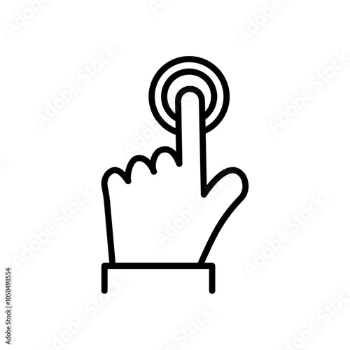 Interactive icon Flat fill set collection