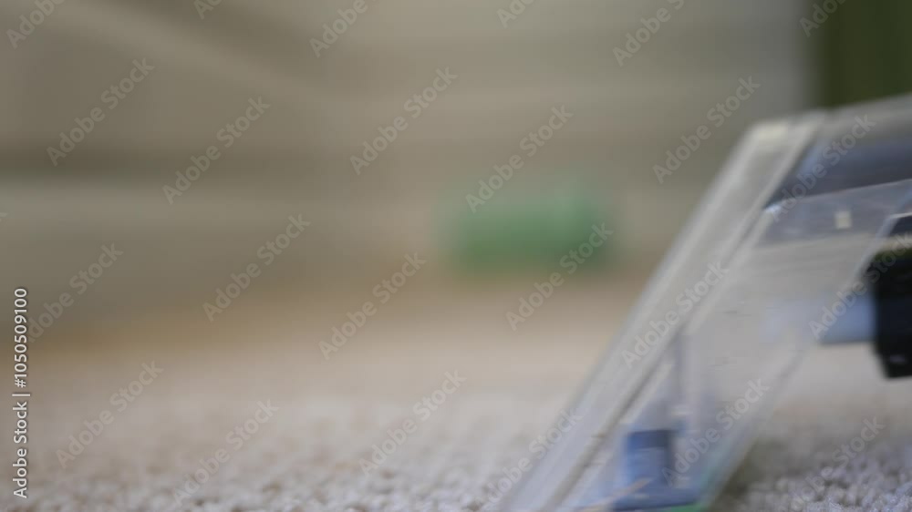 Carpet Clean Series - Carpet Scrubber Hose Spraying Neutral Carpet - 3 Carpet Clean Series - Carpet Scrubber Hose Spraying Neutral Carpet - 3