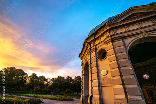 Dianatempel in munich at sunrise. Germany