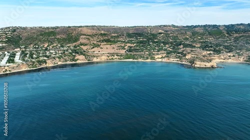 Gorgeous Aerial and Birdseye View of Abalone Bay in  Palos Verdes, California