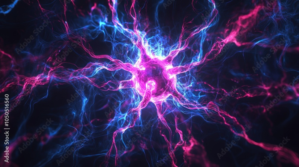 Obraz premium Abstract Energy Burst