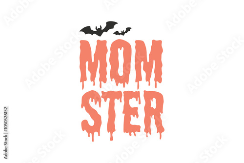 Momster Halloween SVG T shirt design photo