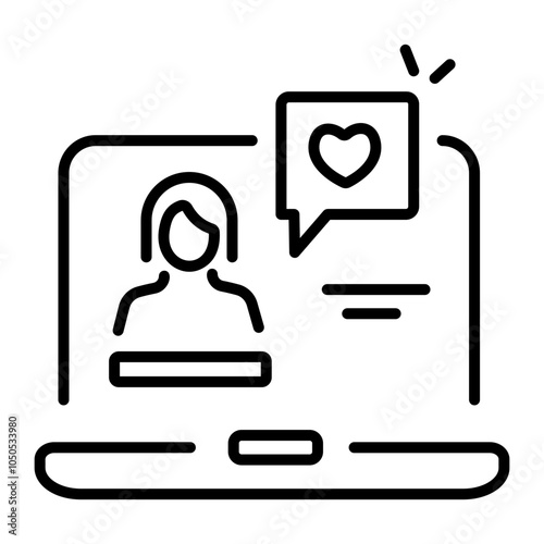 A linear con of digital dating 