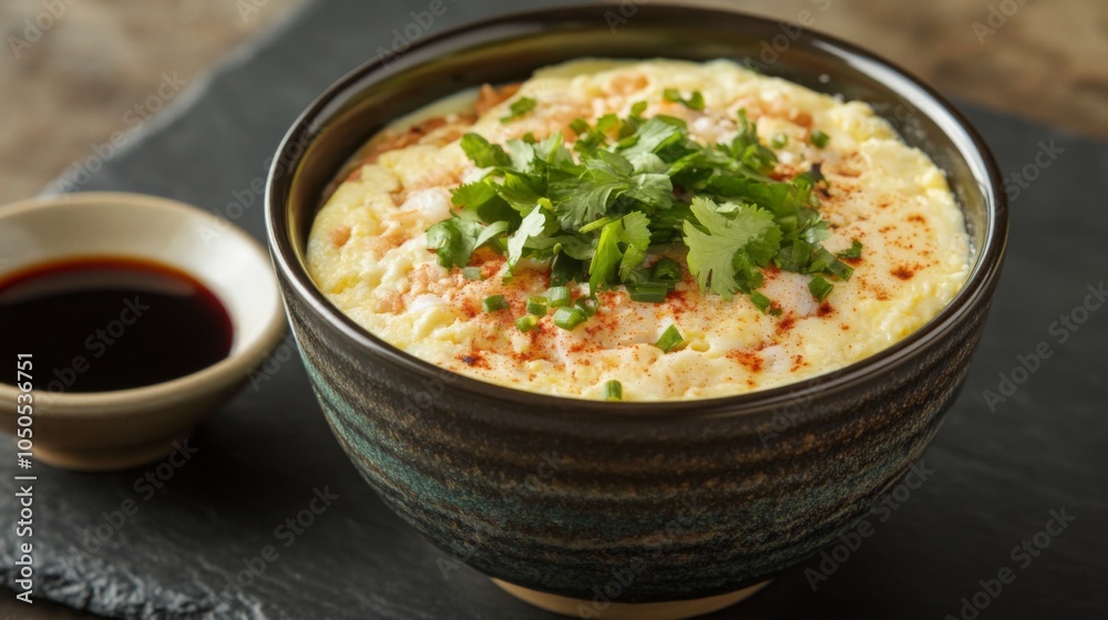 Creamy Egg Dish with Herbs and Spices Creamy Egg Dish with Herbs and Spices