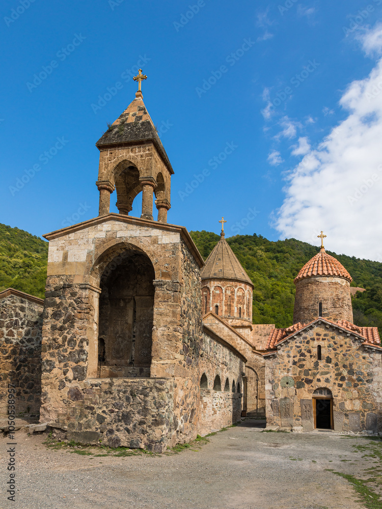 Fototapeta premium Dadivank or Khutavank, Armenian Apostolic monastery in the Kalbajar.Nagorno-Karabakh, Azerbaijan.