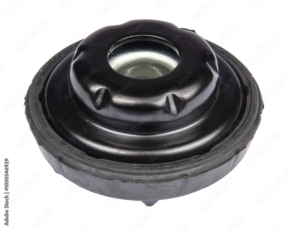Suspension strut support bearing isolated on white Suspension strut support bearing isolated on white