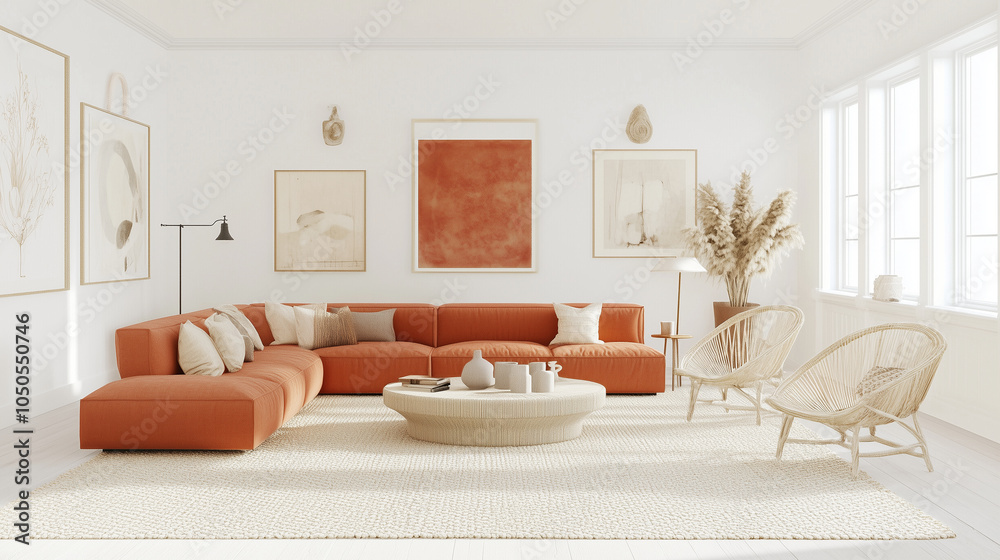 Modern and elegant living room Modern and elegant living room