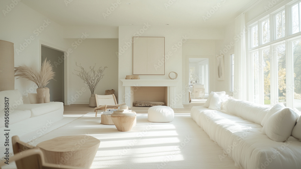 Fototapeta premium Modern and elegant living room
