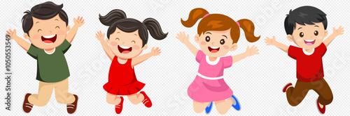 childrens day, Banner,  Animated children playing soccer in different poses, sports attire, and colorful outfits, perfect for illustrating children’s activities and playful scenes, 

