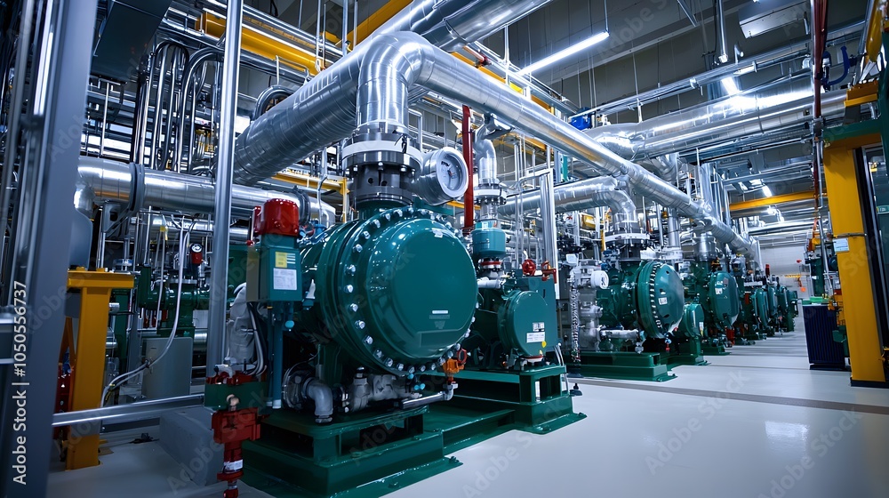 Natural Gas Processing Facility with Advanced Piping Systems Natural Gas Processing Facility with Advanced Piping Systems