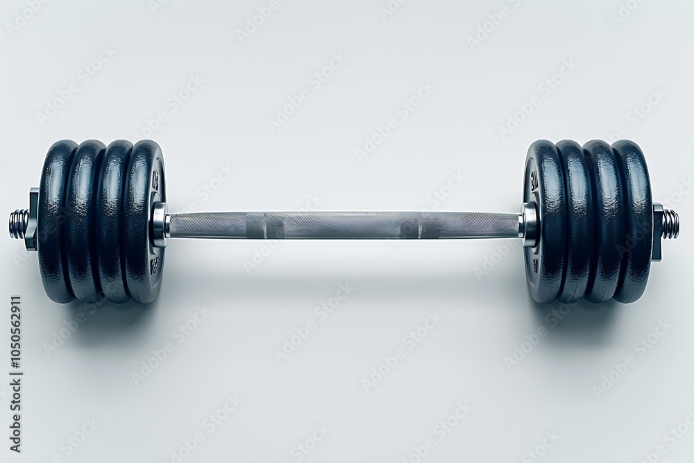 Dumbbell isolated illustration on a white background. Dumbbell isolated illustration on a white background.