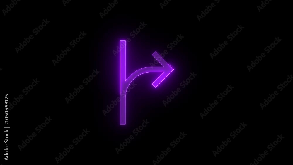 Private call stroke icon glowing neon animation Private call stroke icon glowing neon animation