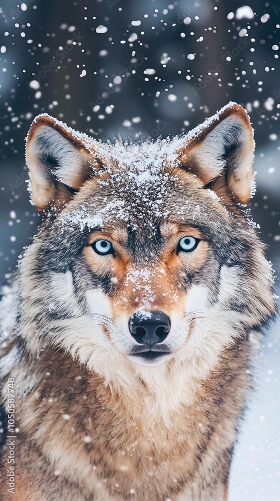 Obraz premium HD Wolf Wallpapers, Generative AI