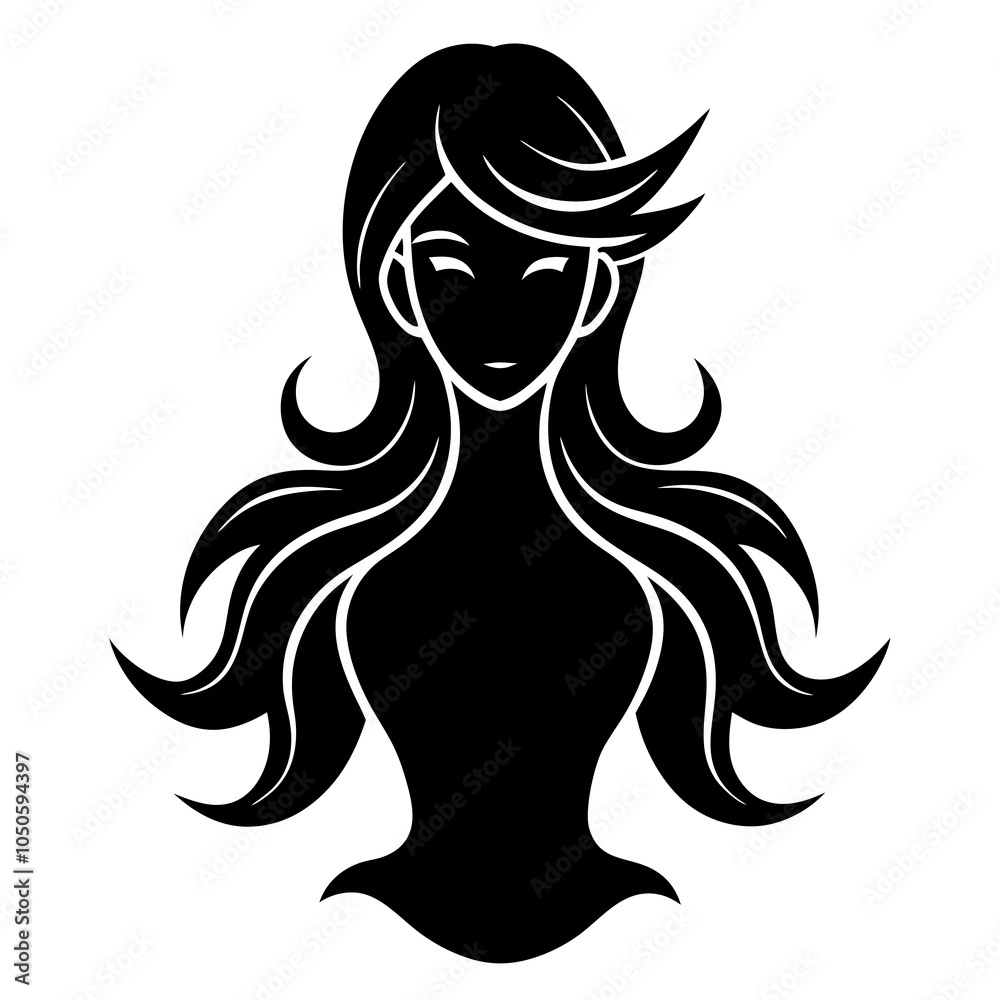 silhouette of a girl silhouette of a girl