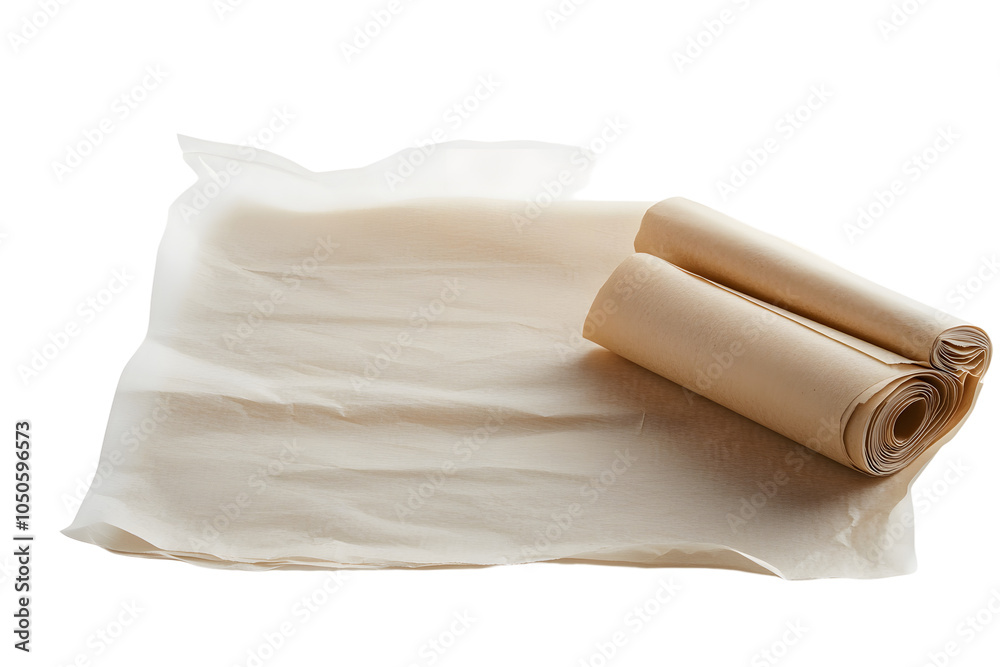 Fototapeta premium PNG,Baking paper, isolated on white background