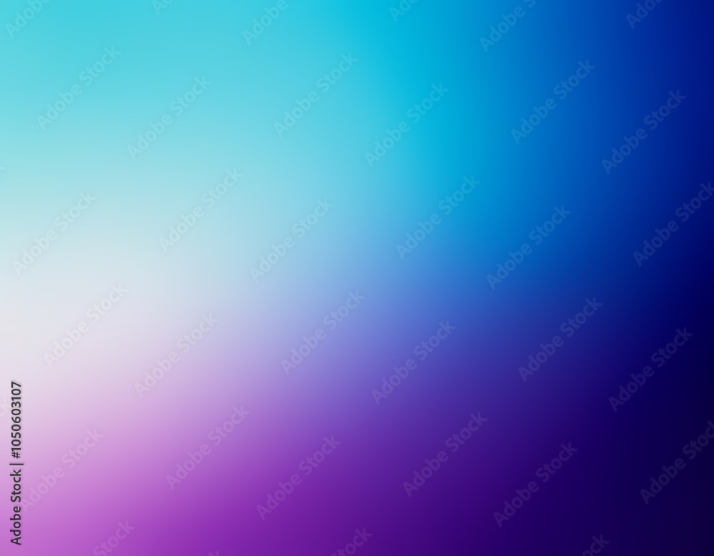 Fototapeta premium beautiful background featuring a gradient blend of blue, purple, and white, softly blurred to create an ethereal quality, enhanced by a subtle grainy noise texture that adds depth and interest