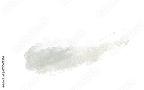 Abstract watercolor sage leaf color dynamic spot on white background for postcards, websites, invitations, flyers, packaging products, patterns, any composition.