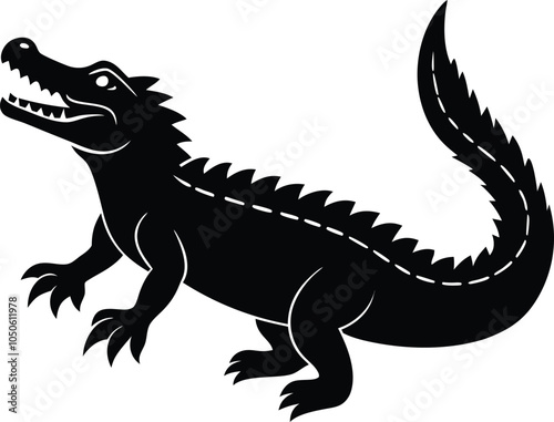 animal, dinosaur, lizard, reptile, cartoon, vector, dragon, crocodile, illustration, dino, monster, alligator, wildlife, nature, green, cute, creature, art, funny, character, wild, tail, design, rex, 