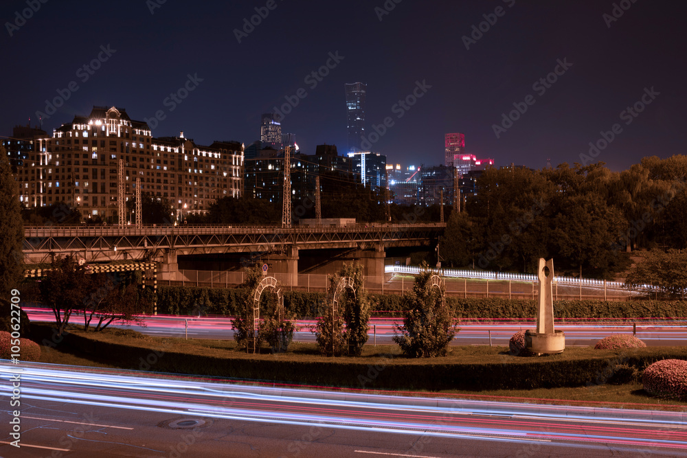 Fototapeta premium Cityscape of Beijing China