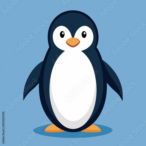 Penguin Vector Art Silhouettes Minimalist and Fun Animal Illustration