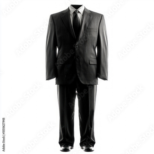 Man Suit Isolated Full Body