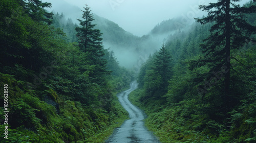 Misty Background