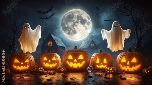 Spooky Halloween Background...