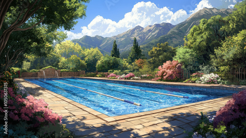 Swimming Pool Background