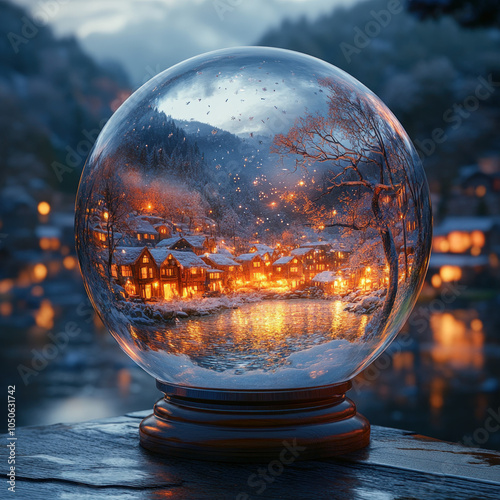 Transparent Glass Globe Dep...