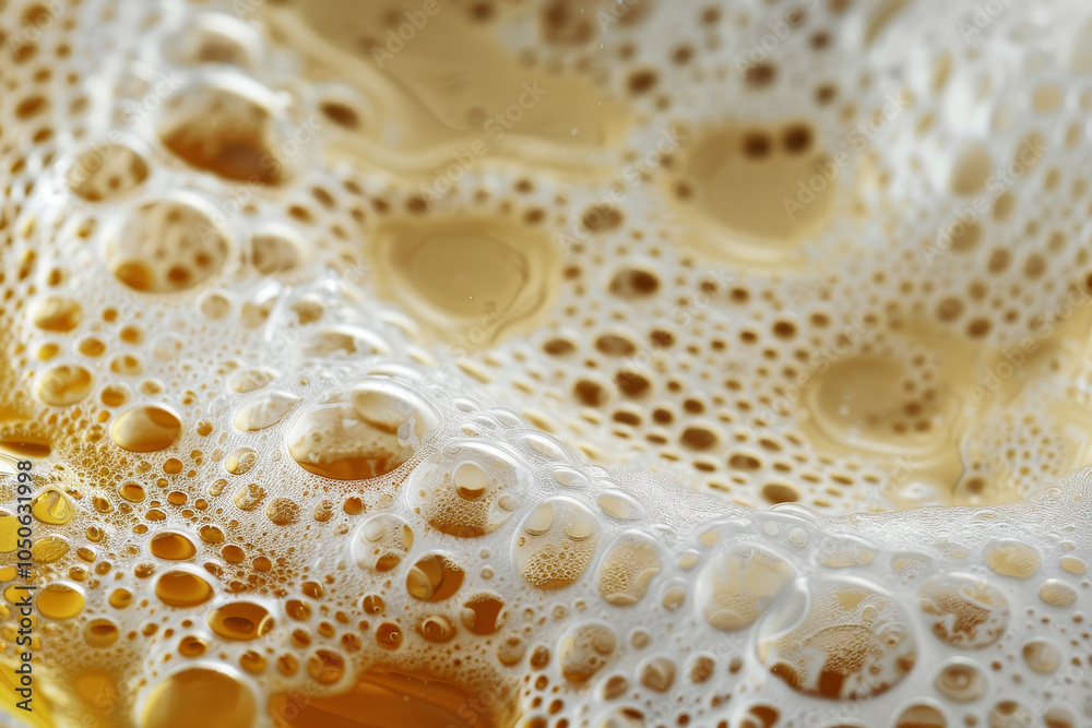 A rich layer of frothy bubbles rests on top of golden beer in a pint glass, showcasing its refreshing qualities and inviting aroma perfect for a warm afternoon A rich layer of frothy bubbles rests on top of golden beer in a pint glass, showcasing its refreshing qualities and inviting aroma perfect for a warm afternoon