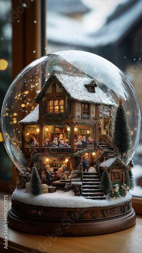 Transparent Christmas Globe...