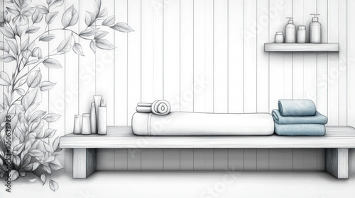 Wallpaper With A Delicate O...
