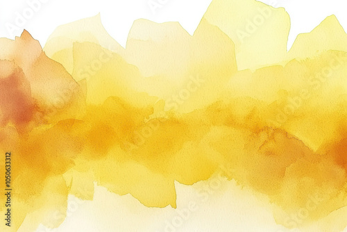 Yellow Watercolour Background