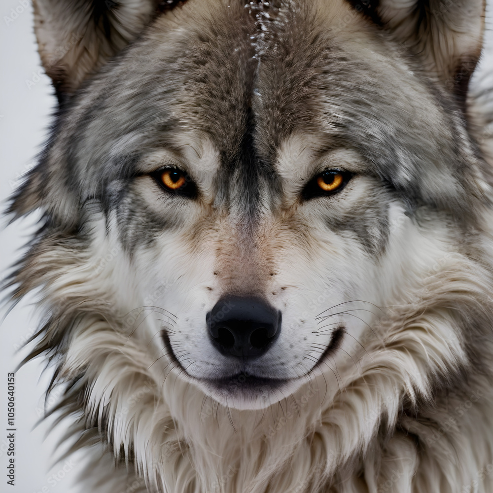 Fototapeta premium gray wolf lupus