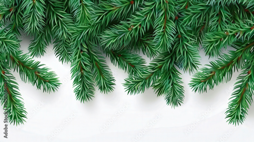 Obraz premium christmas tree branches