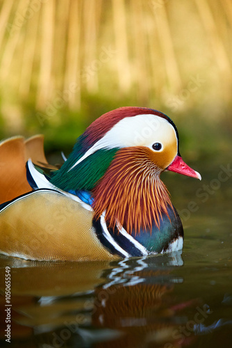 mandarin duck in the park
