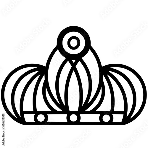 Handdrawn of Funny Genie's Hat