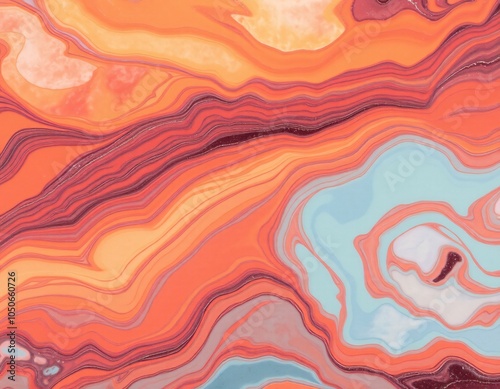 Sunset marble blend with colors background