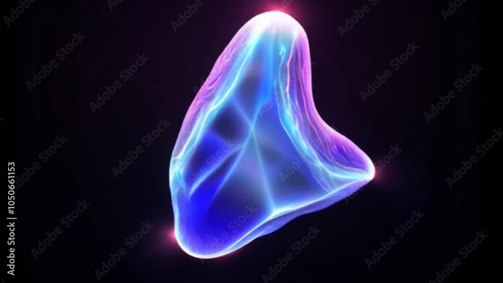 Exploring a mesmerizing transformation of an ever-changing shape in darkness Exploring a mesmerizing transformation of an ever-changing shape in darkness