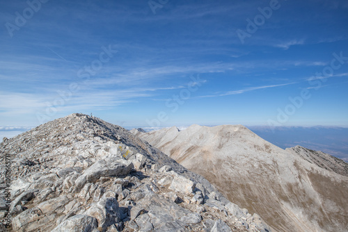 Hiking to Vihren Peak in Pirin National Park close to Bansko, Bulgaria