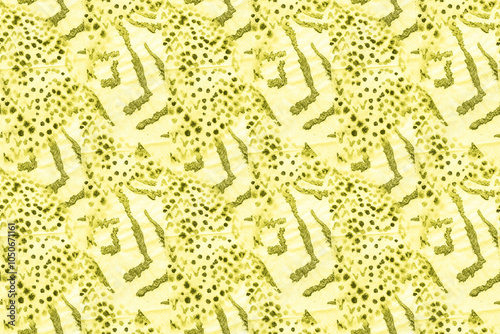 Jungle Animal Print. Dot Texture Leopard. Gold