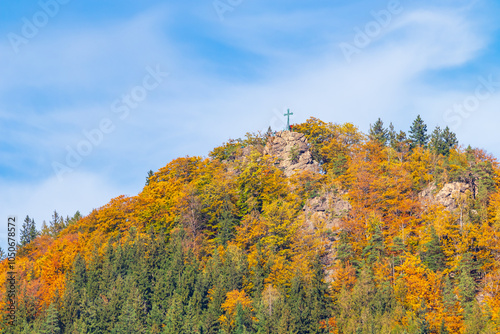 Krzyżna Góra jesień w Rudawach Janowickich photo