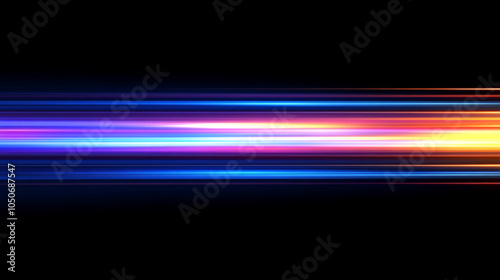 Dynamic data speed lines in a dark background symbolize technology and connectivity, representing the rapid flow of information in today's digital world