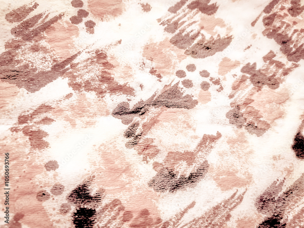 Fototapeta premium Cracked Ink Print. Blur Spot Skin. Pastel Picture Giraffe. Rose Abstract Skin Pattern. Rose Spot Color. Tanzania Giraffe. Cow Illustration Portrait.