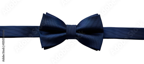 blue bow tie isolated png on a transparent background