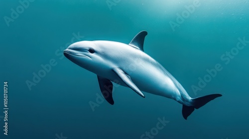 Vaquita Porpoise Surfacing in the Gulf of California