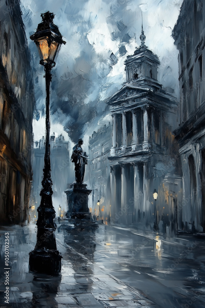 City Shadows. The Lamppost